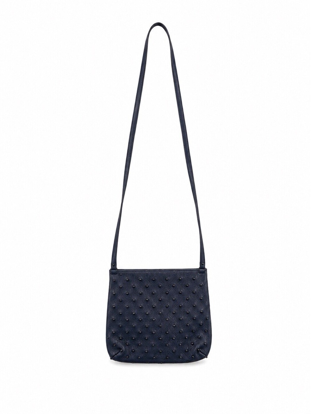 B. May Bag Strappy Pouch' Bag Dark Navy Stud Leather Crossbody